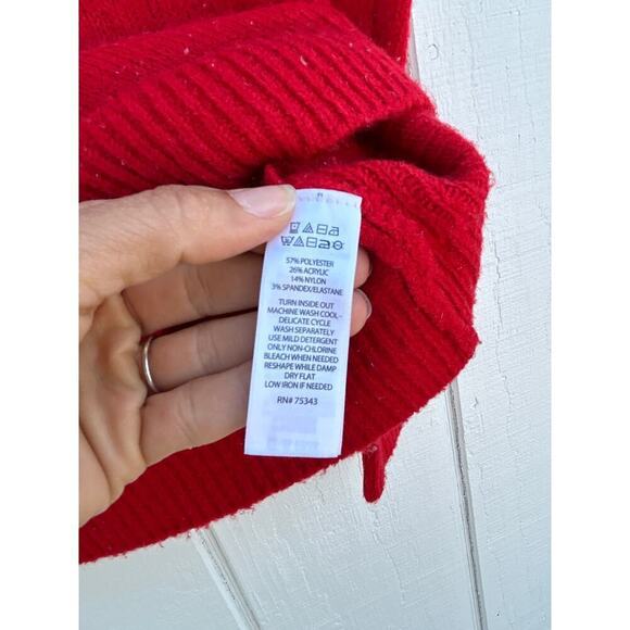 Cupcakes & Cashmere Red French Bulldog Sweater, Size S - Picture 5 of 6